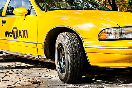 黄色出租车特快车 门服务车轮旅行票价生活交通土地输送城市街道图片