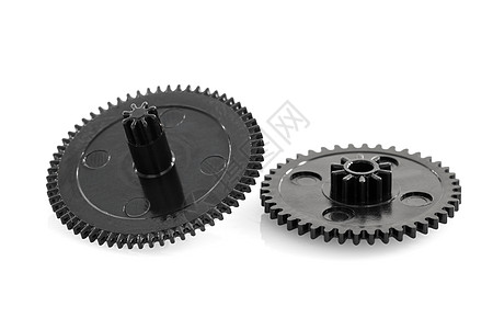 黑色用具塑料轮变速箱机器牙齿发条引擎宏观工程塑料零件车轮图片
