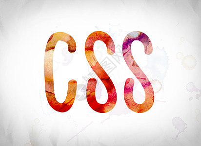 CSS 概念水彩字 Ar图片