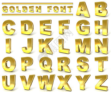 金色字体集合  3个背景