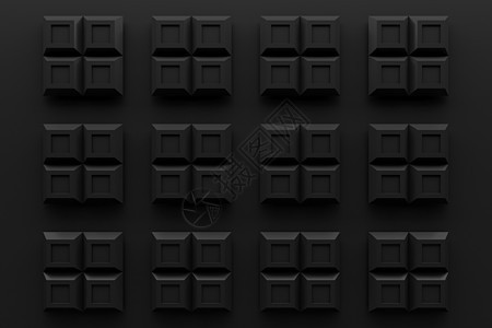 黑色方块框现代技术黑色抽象 3d ba坡度高清图片素材