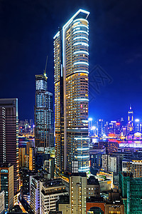香港现代市顶峰游客市中心城市烟雾场景办公金融建筑学商业图片