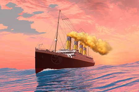 泰坦尼克号客运班轮图片