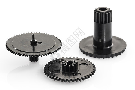 黑色用具塑料轮零件宏观工程车轮塑料发条变速箱牙齿引擎机器图片