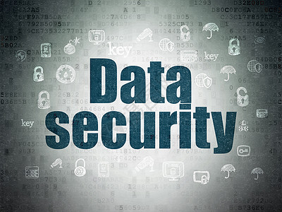 数字数据纸背景上的安全概念数据安全监护人裂缝犯罪别针财产密码保卫绘画蓝色隐私图片