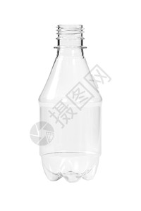 白色背景上新的 干净的 空的塑料瓶生态塑料饮料环境液体拳击回收空白产品宠物图片