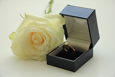 盒中订婚戒指金子结婚石头戒指盒奢华珠宝套装黄金象牙盒子图片