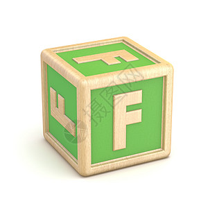 字母 F 木制字母块字体旋转  3个知识首都拼写游戏班级插图学习玩具时间木头图片