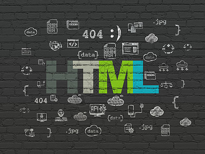 数据库概念 墙壁背景的 Html中心程序格式代码编码网络互联网白色软件草图图片