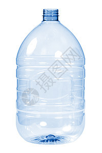 白色背景上新的 干净的 空的塑料瓶蓝色空白液体贮存生态包装塑料饮料拳击回收产品图片