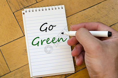 将绿色概念放在笔记本上生活健康钥匙环境养护居住技术商业行星地球图片