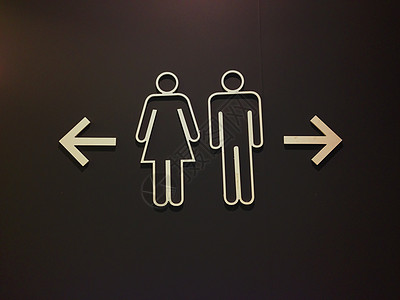 公共厕所的标志女孩卫生间绅士入口男生浴室女性休息男人房间图片
