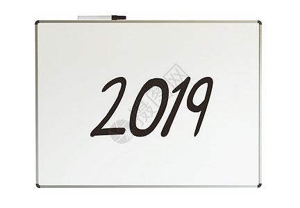 2019 在白板上发信息假期新年庆典咖啡数字电话桌子季节渲染办公室图片