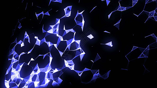 抽象网络连接背景 从底部看你的样子科学互联网化学化学家星星数据三角形艺术原子格子图片