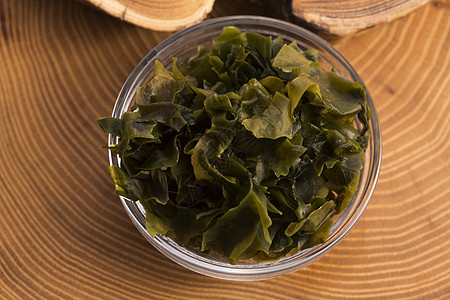 湿湿的海草 日本菜饮食蔬菜海藻美约食物素食烹饪绿色营养图片