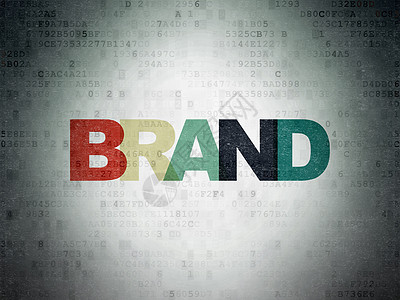 数字数据纸背景上的营销概念品牌网络宣传互联网公关销售代码产品绘画社区市场图片