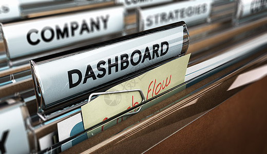 公司管理 业务指标仪表板(Dashboard)背景图片