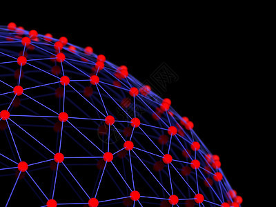 分子结构 近距离特写荧光球图片