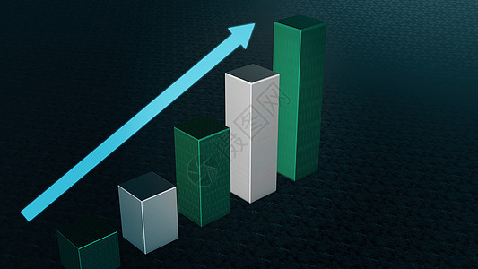 图图表图表  3D渲染生长商业数据成就投资报告酒吧经济人士进步图片