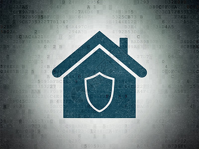 数字数据纸背景上的财务概念主页项目隐私公司绘画蓝色战略灰色团队安全代码图片