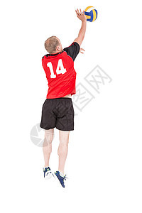 体育运动员打排球的视野运动力量运动服活力男人男性训练闲暇播放器竞赛图片