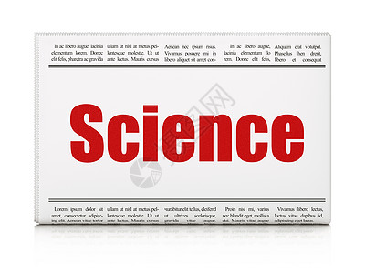 科学概念 报纸头版 科学图片