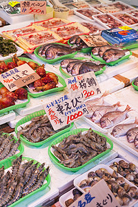 日本津治鱼市火鸡眼睛美味饮食盘子海洋街道美食钓鱼厨房图片