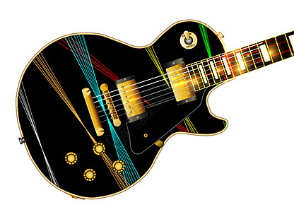 拉泽比萨姆吉他风俗乐器摇滚乐标准身体插图横梁艺术品蓝调脖子图片