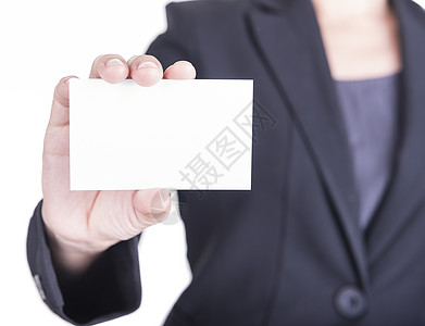 名片名卡手指标签展示办公室商业会议领带套装身份卡片图片