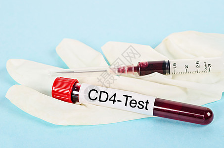 用于CD4细胞测试的管状血液样本图片