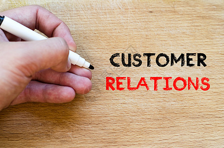 客户关系文本概念顾客消费者营销产品客户商业公司成功服务战略图片