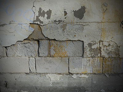 水泥砖墙壁背景黄色石头白色乡村灰色蔬菜工业图片