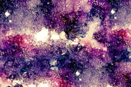 插图抽象背景白色虚拟现实紫色星云曲线图像粉色圆圈图形墨水图片