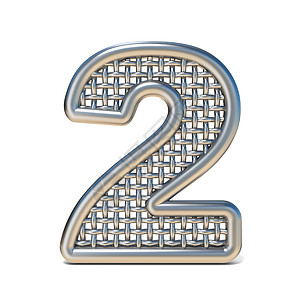 轮廓金属丝网字体编号 2 2 3建造边缘平铺合金插图镶边穿越管子工业数学图片