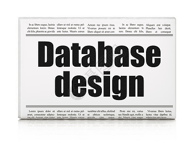 数据库概念 报纸头版数据库设计(TDG)图片