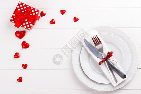 浪漫表格设置餐巾刀具宴会庆典装饰品用具环境厨房纪念日自助餐图片