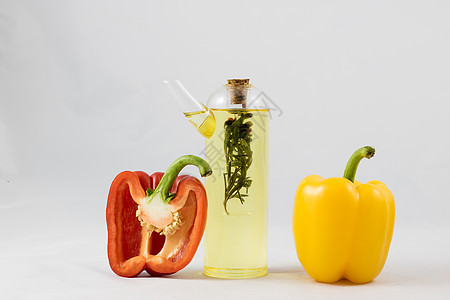 意大利大食品 辣椒 番茄和橄榄油洋葱饮食工作室草本植物烹饪食物香料沙拉厨房叶子图片