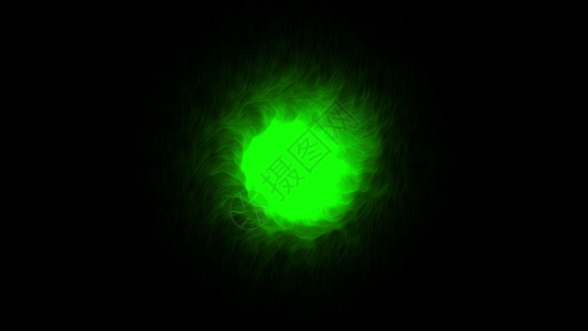 黑色背景上的魔法球眼睛水晶粒子动画片星系活力球体热熔星云效果图片