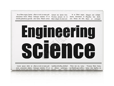 科学概念 报纸头条标题 工程科学学习文章3d研究通讯公告技术勘探实验物理图片