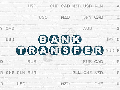 墙上背景上的货币概念银行转帐储蓄贷款市场技术金融绘画现金交换账单建筑图片