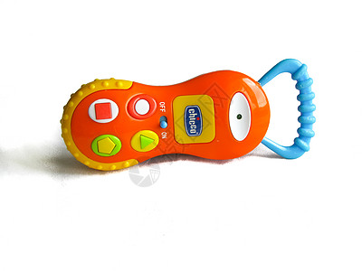 儿童玩具橙色电话背景图片