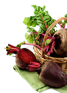 新鲜青菜蔬菜健康饮食饮食植物篮子甜菜餐巾素食生食紫色图片