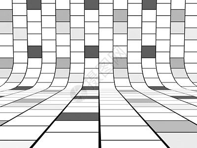 透视网格线背景正方形建筑学插图地平线网络风格商业几何学白色装饰品图片