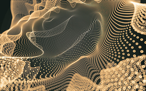 抽象的多边形空间低聚暗 background3d 渲染科学水晶矩阵墙纸网络黑色三角形蓝色宏观技术图片