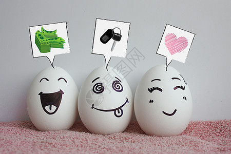鸡蛋有面孔很有趣 笑的概念季节艺术牙齿乐趣食物眼睛早餐漫画情感夫妻图片