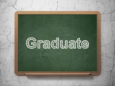 教育概念 毕业于黑板背景的毕业生木板白色教学知识研讨会课程网络训练粉笔绿色图片
