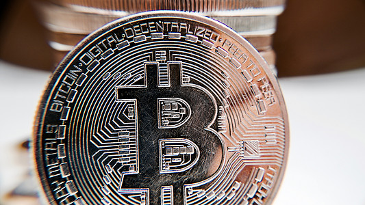 Bitcoin 硬币加密货币商业贸易交换金融风险数字投资现金图片