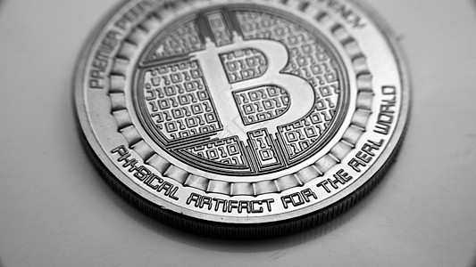 Bitcoin 硬币加密货币现金金融贸易风险投资交换数字商业背景图片