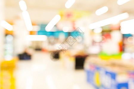 超市外壳模糊背景购物中心顾客市场杂货店零售销售产品商品白色消费者图片