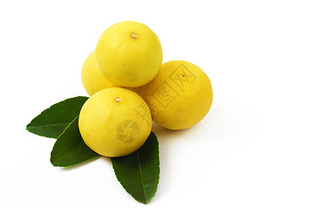 白底的新鲜柠檬抗癌图片